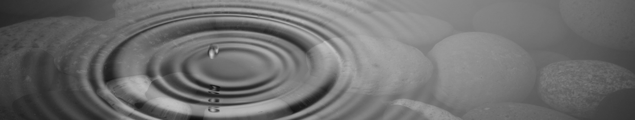 Black and white ripple photo